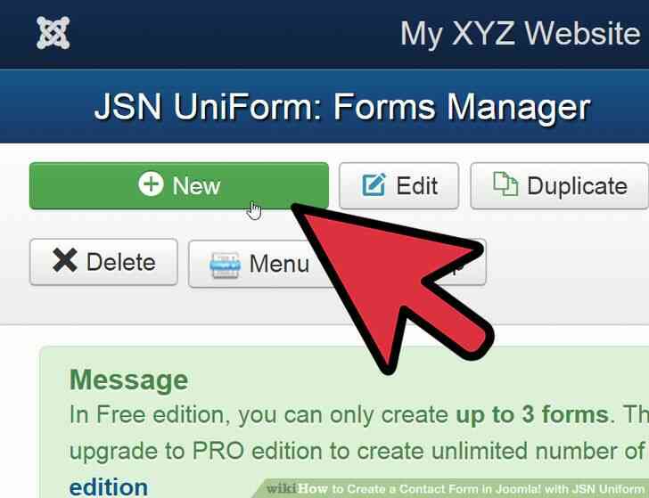 Image intitulée Créer un Formulaire de Contact dans Joomla! avec JSN Uniforme de l